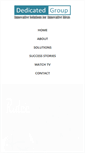 Mobile Screenshot of dedicatedgroup.com